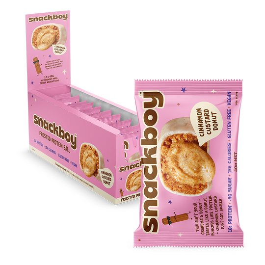 Frosted Cinnamon Custard Donut (12 Balls)