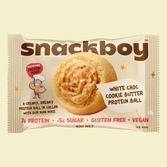 White Choc Cookie Butter (12 Balls)